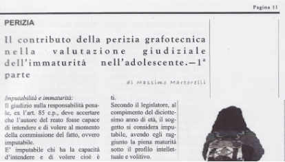 rivista grafologia - Dott. Martorelli
